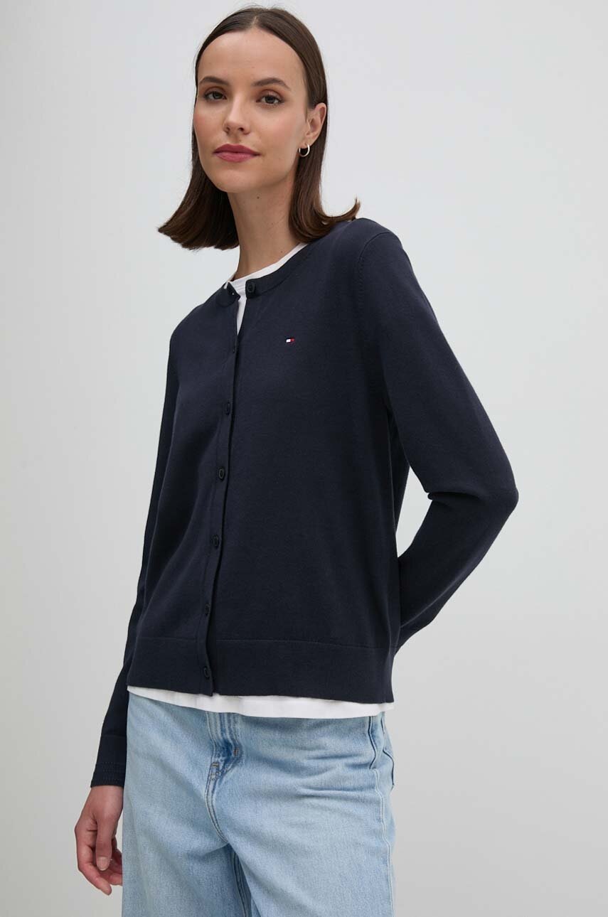 

Жилетка Tommy Hilfiger в тъмносиньо от лека материя WW0WW42370, Тъмносин