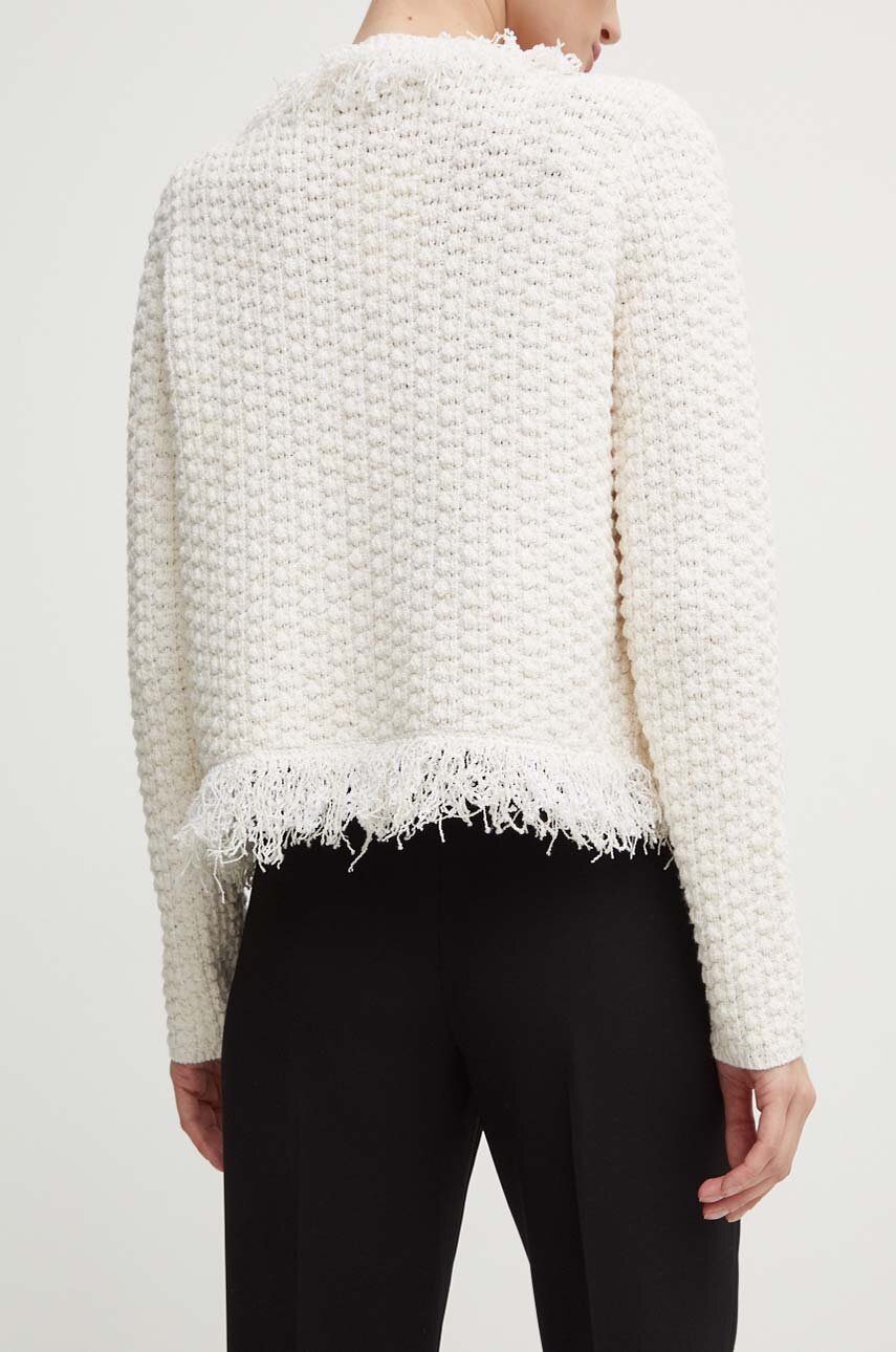 Πλεκτή ζακέτα A.L.C. April χρώμα: μπεζ, 7SWCA00207 φωτογραφία