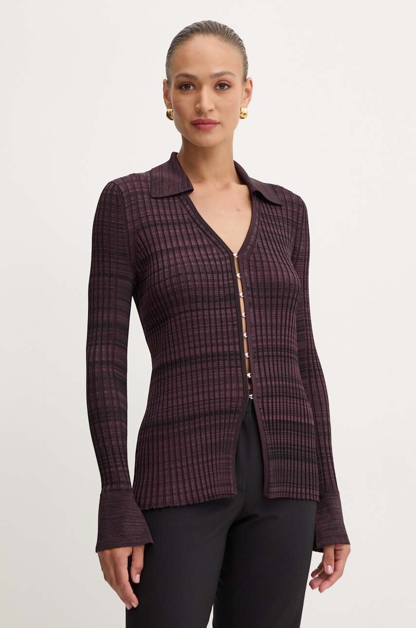 BOSS cardigan femei, culoarea violet, light, 50518366 BOSS cardigan femei, culoarea violet, light, 50518366