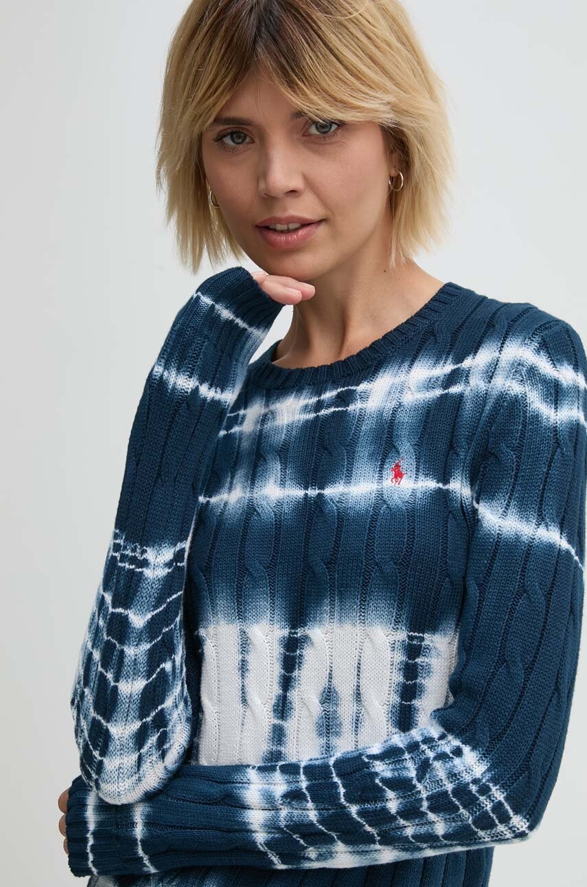 

Памучен пуловер Polo Ralph Lauren в синьо 211935316, Син