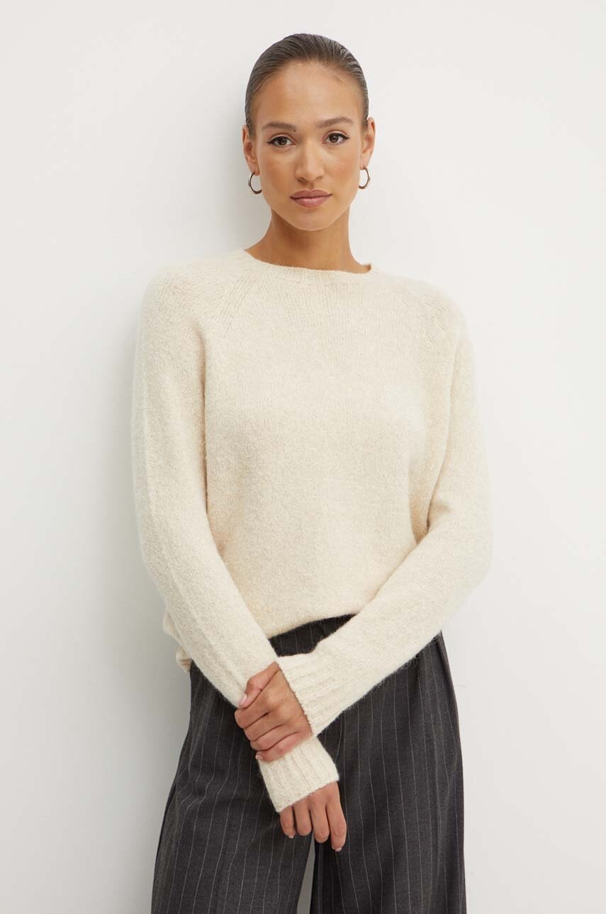 

Пуловер с вълна Weekend Max Mara дамски в бежово 2425366111600, Бежов