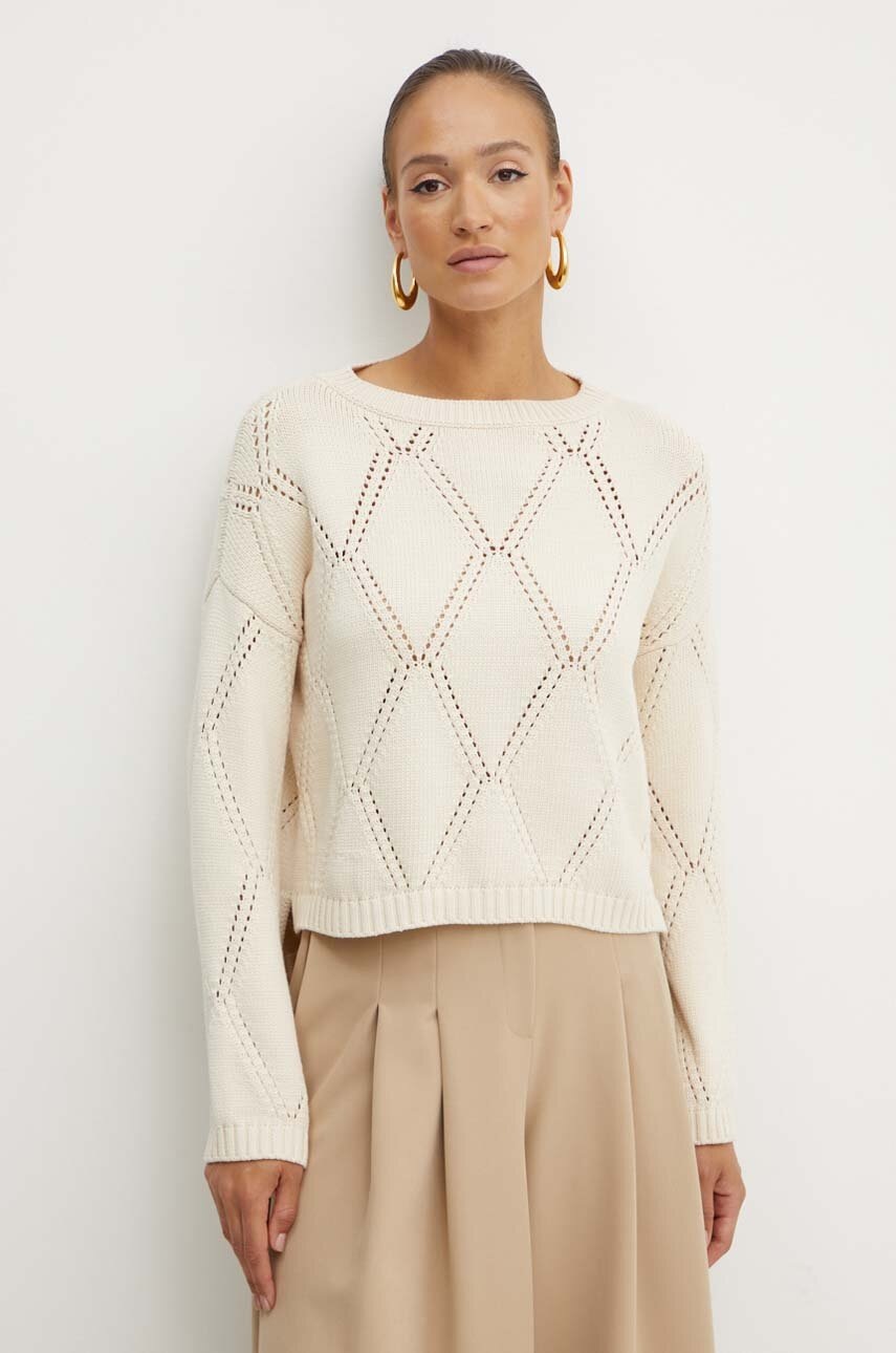 

Пуловер Weekend Max Mara дамски в бежово 2425366161600, Бежов