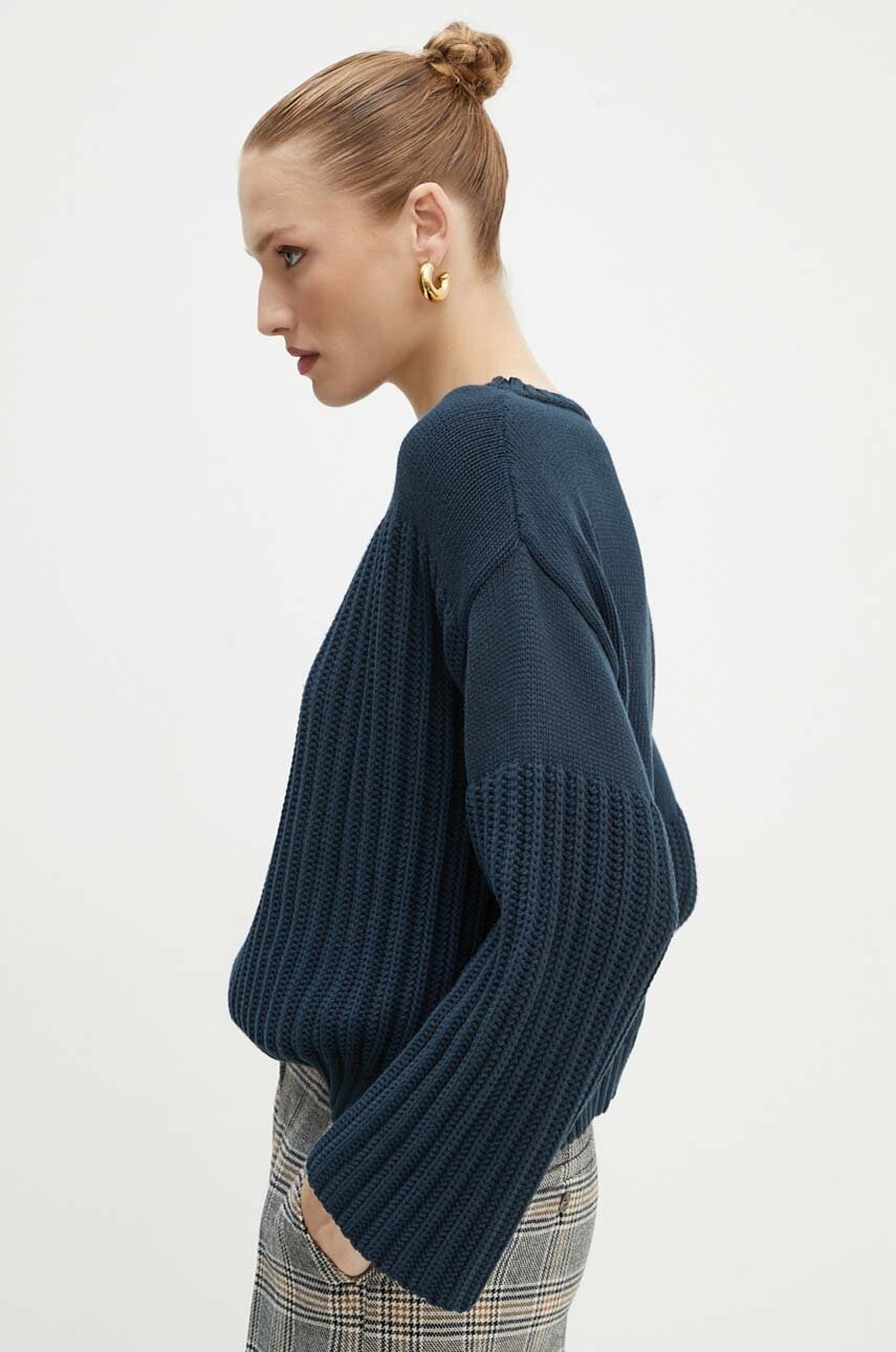 Weekend Max Mara pulover femei, culoarea albastru marin, 2425366171600