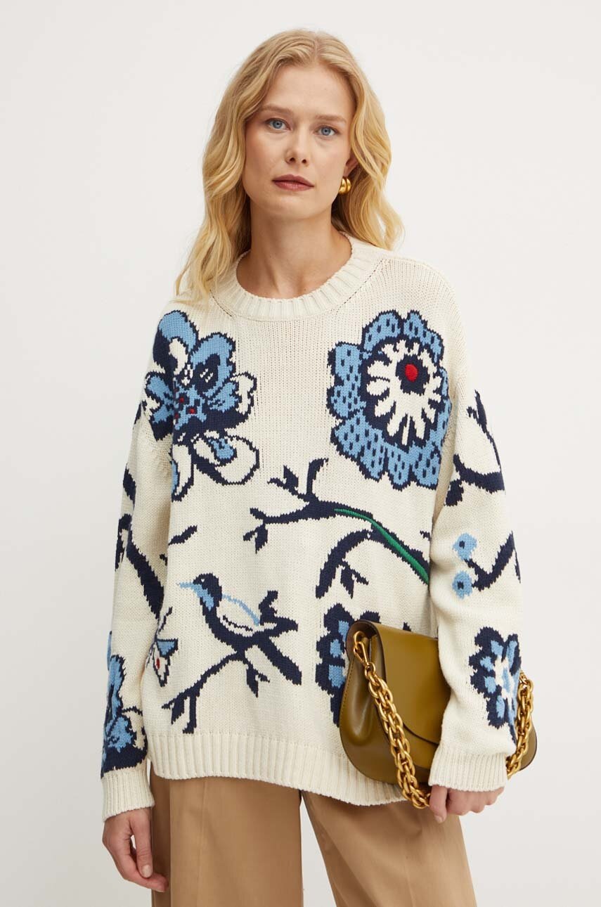 

Пуловер Weekend Max Mara дамски в бежово от лека материя 2425366191600, Бежов