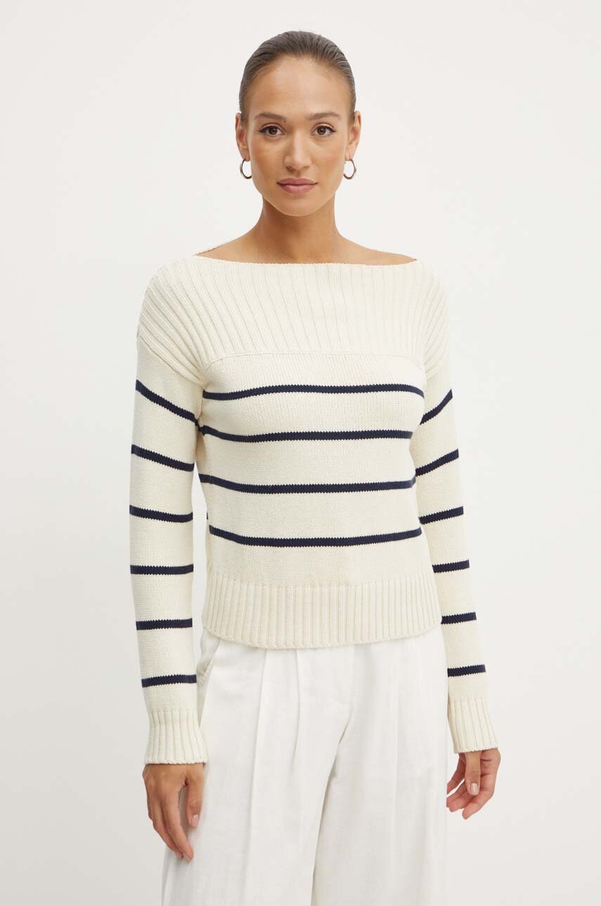 

Пуловер Weekend Max Mara дамски в бежово 2425366221600, Бежов