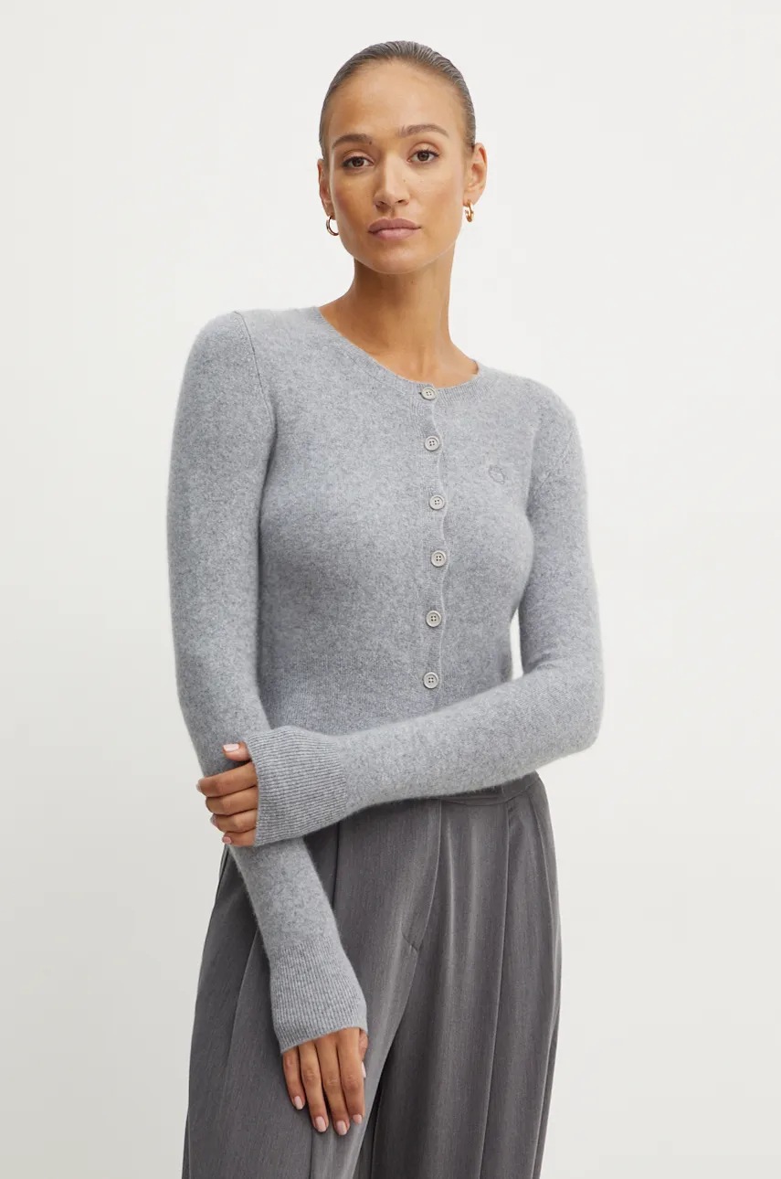 

Кашмирена жилетка Pinko в сиво 103982 A22C, Сив
