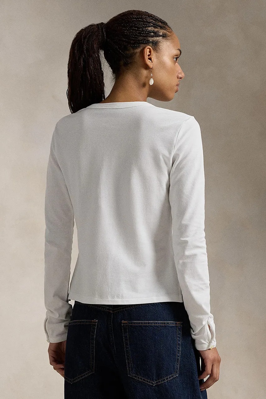 Лонгслив Polo Ralph Lauren женский цвет чёрный 211941175