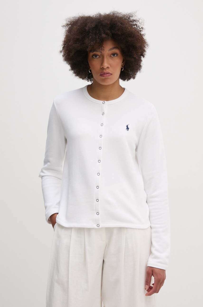 Levně Kardigan Polo Ralph Lauren dámský, bílá barva, lehký, 211941177
