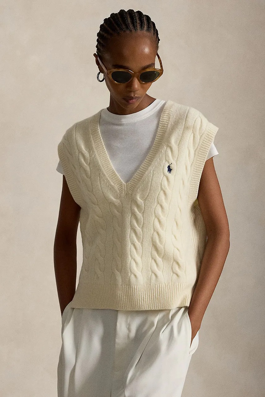 Polo Ralph Lauren vestă de damă din lână