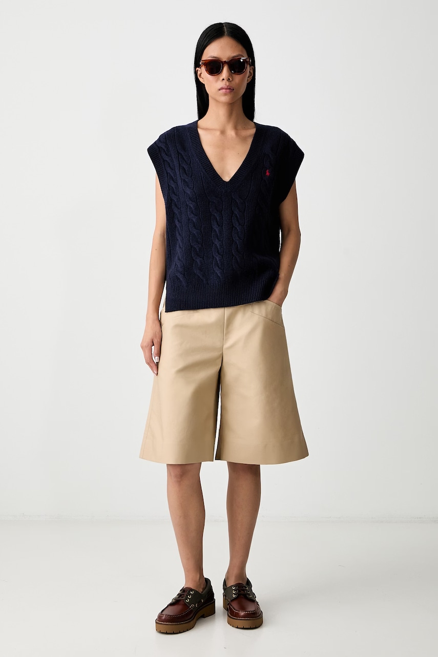 Polo Ralph Lauren Polo Ralph Lauren γιλέκο γυναικείο μάλλινο - 2