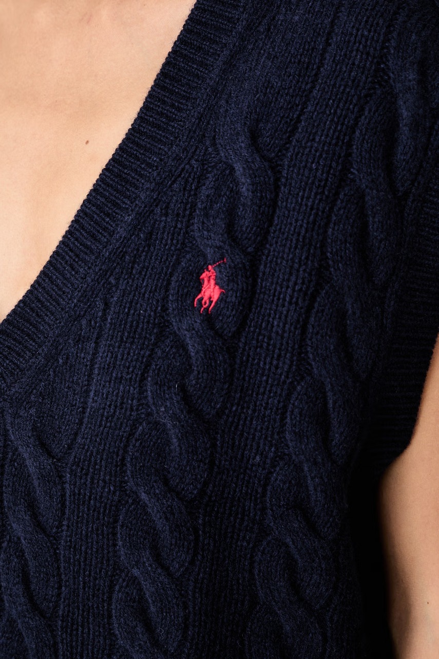 Polo Ralph Lauren Polo Ralph Lauren γιλέκο γυναικείο μάλλινο - 6