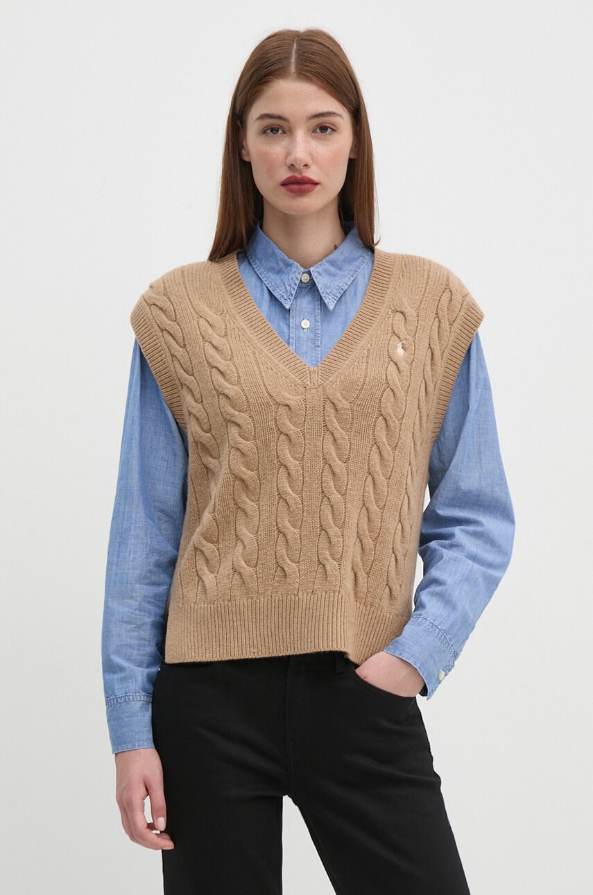 Polo Ralph Lauren kamizelka wełniana damska