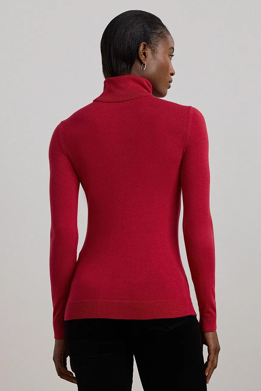 Ένα πουλόβερ σε μείγμα μεταξιού Lauren Ralph Lauren χρώμα: μπεζ, 200940470 φωτογραφία