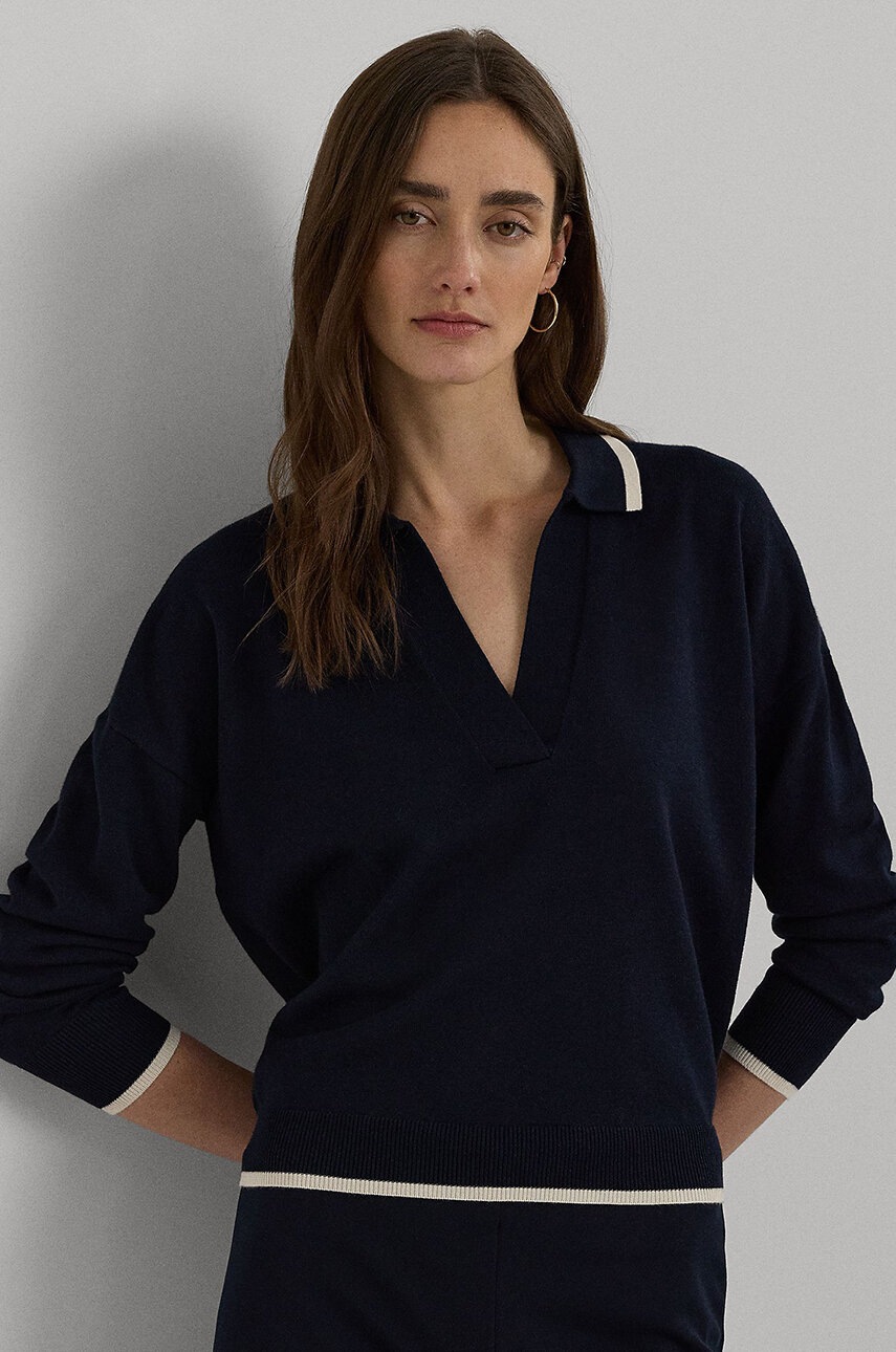 

Пуловер Lauren Ralph Lauren дамски в тъмносиньо 200940591, Тъмносин