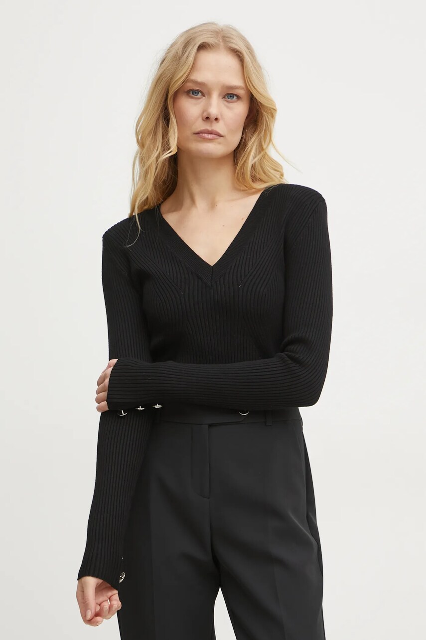 Levně Svetr Marciano Guess ISA dámský, černá barva, lehký, 4YGR26 5613Z