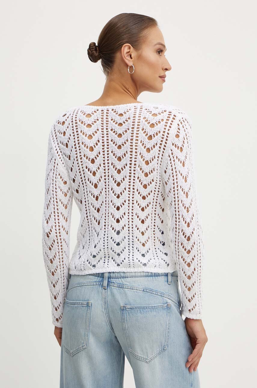 Πλεκτή ζακέτα Miss Sixty 6L2RJ0320000 RJ0320 KNIT CARDIGAN χρώμα: άσπρο, 6L2RJ0320000 φωτογραφία