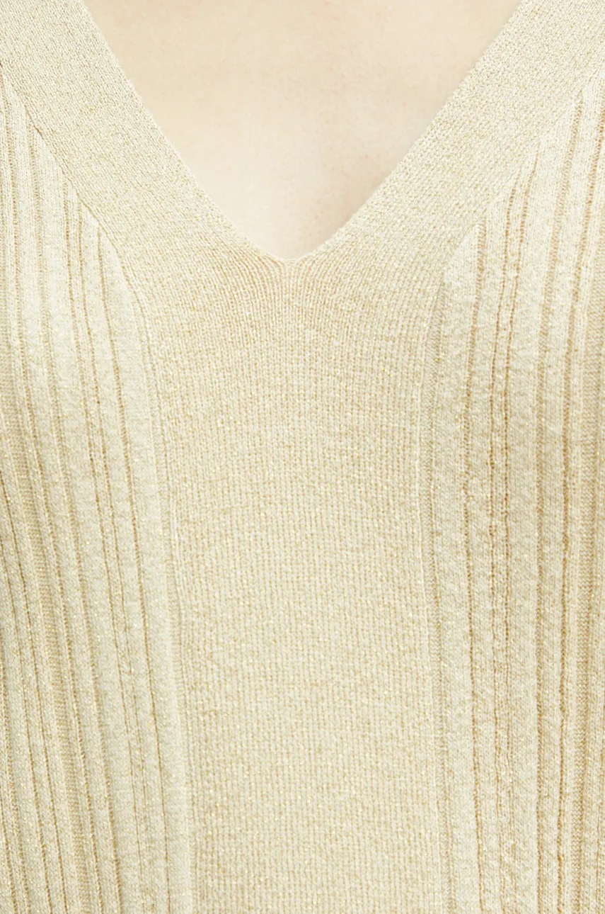 Πουλόβερ Liu Jo χρώμα: χρυσαφί, WF4291 MS64J φωτογραφία