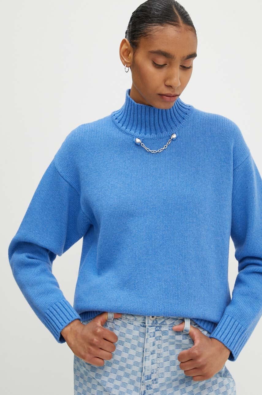 Moschino Jeans pulover din amestec de lana femei, cu turtleneck, 0906.8204 Moschino Jeans pulover din amestec de lana femei, cu turtleneck, 0906.8204