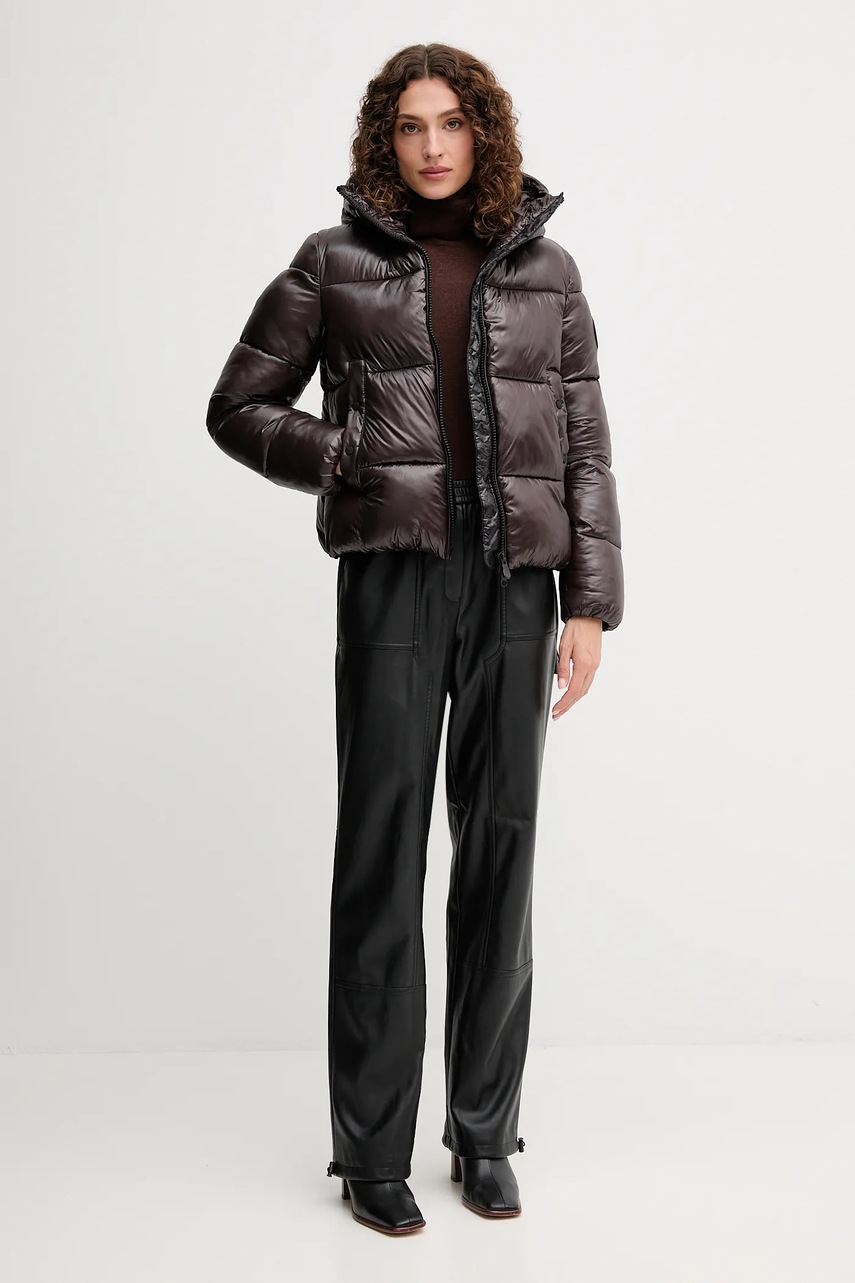 Свитер с добавлением шерсти United Colors of Benetton цвет серый лёгкий с гольфом 1035D2551