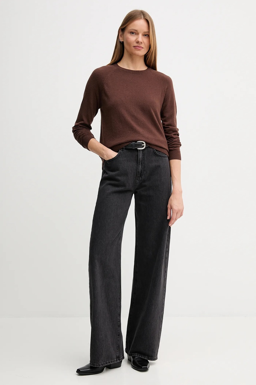 Свитер с примесью шерсти United Colors of Benetton цвет серый  1035D1P17