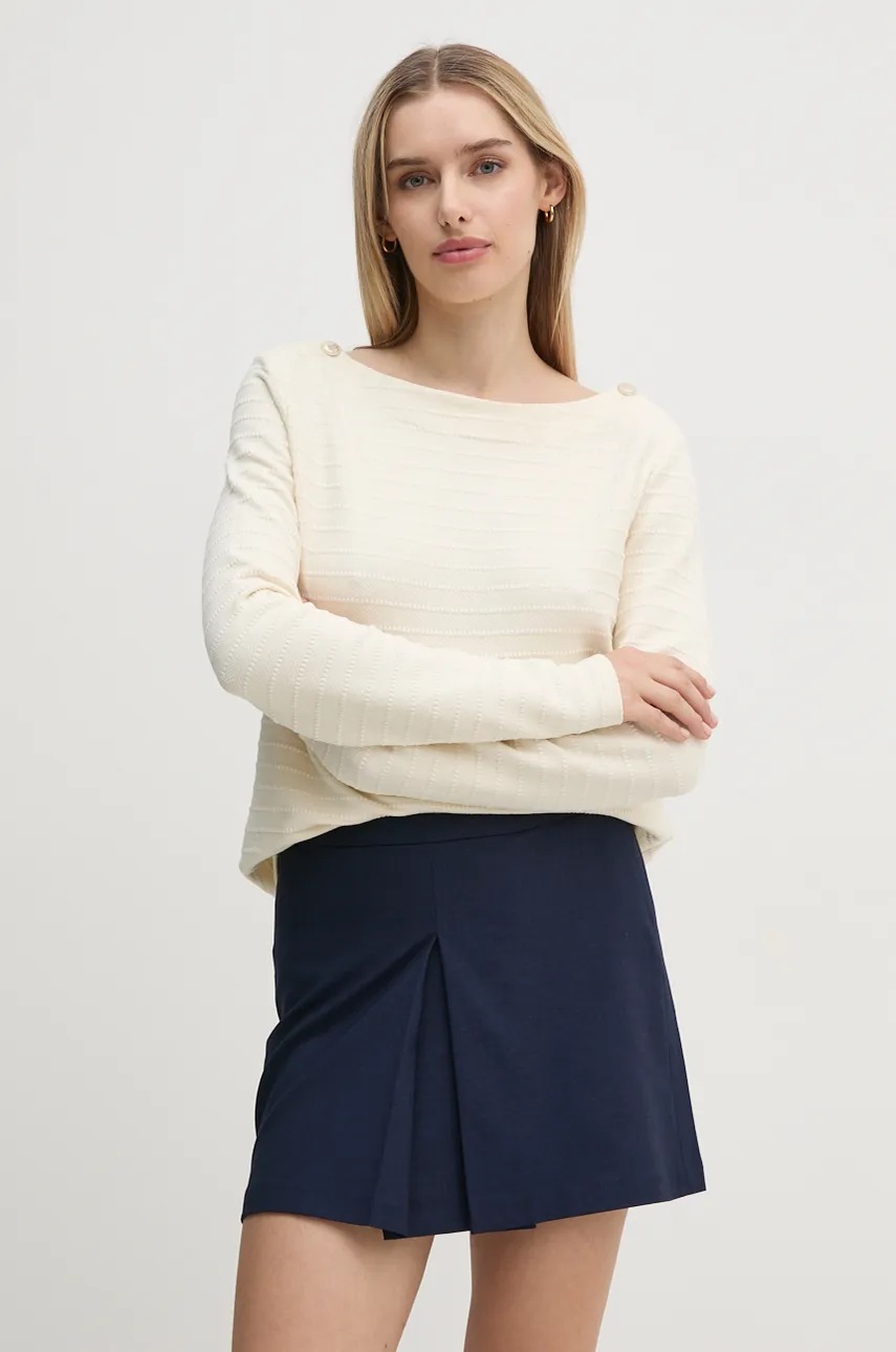 

Пуловер United Colors of Benetton дамски в бежово 3RWKD108G, Бежов
