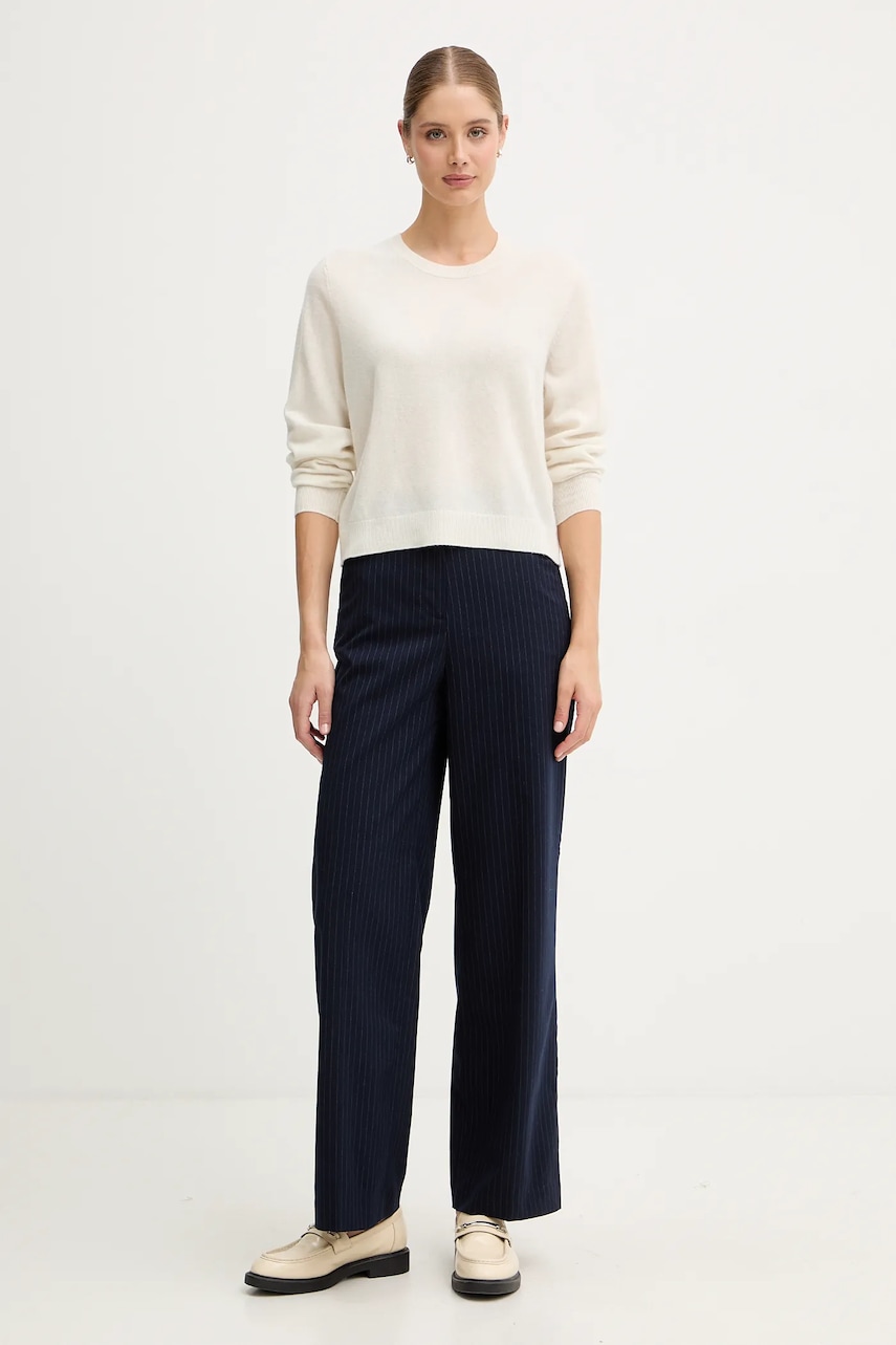 Шерстяной свитер United Colors of Benetton цвет чёрный 1002D10BG Шерстяной свитер United Colors of Benetton цвет чёрный 1002D10BG