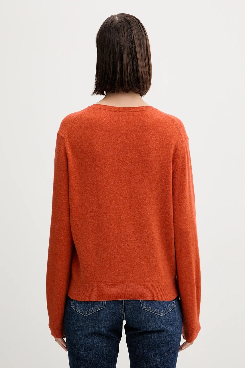 Шерстяной свитер United Colors of Benetton цвет бежевый лёгкий 1002D10BG