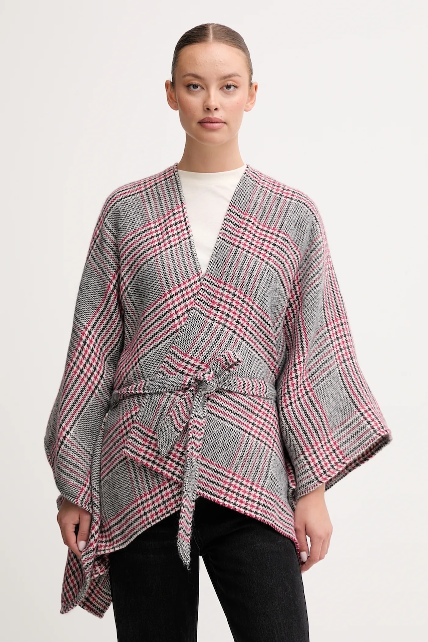United Colors of Benetton poncho culoarea gri, light, 6HKYDU01E