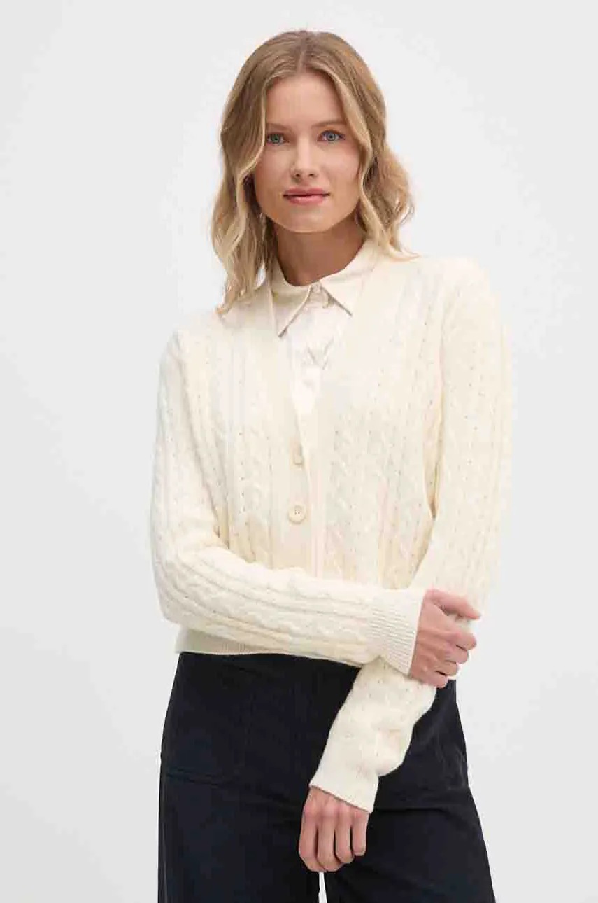 

Вълнена жилетка United Colors of Benetton в бежово 1244D600H, Бежов