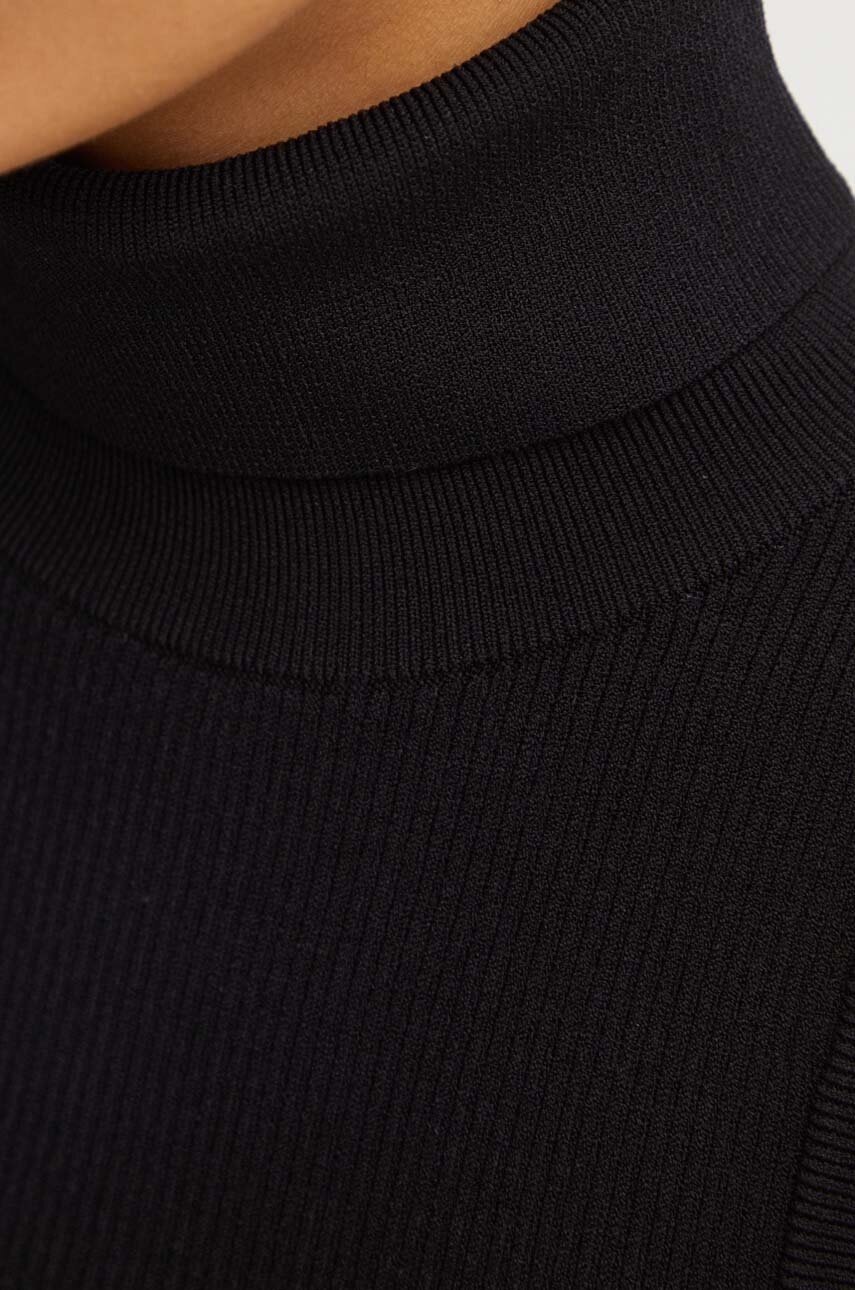 Топ MICHAEL Michael Kors жіночий колір чорний гольф MT460Y533D 