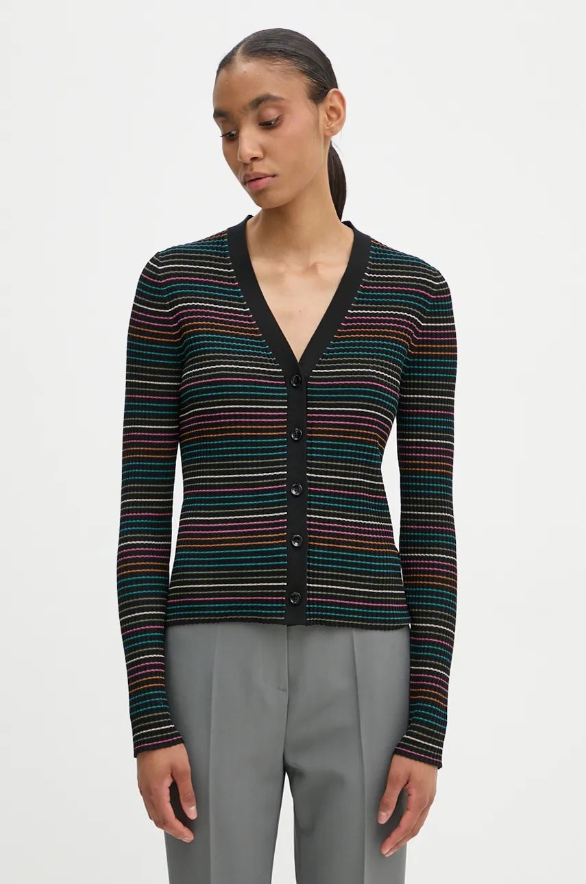 PS Paul Smith cardigan femei, culoarea negru, light, W2R.430N.N31248