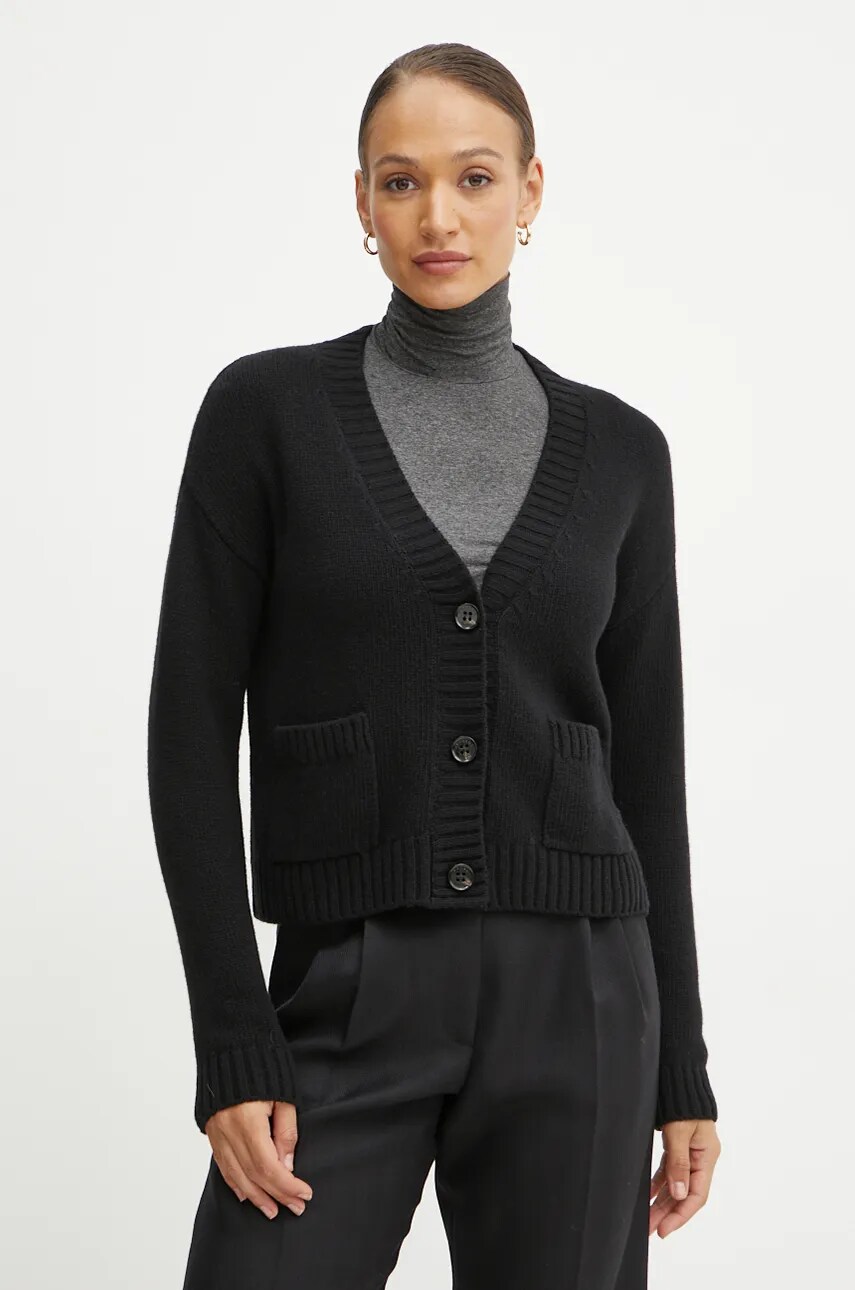

Вълнена жилетка Weekend Max Mara в черно 2425346042600, Черен