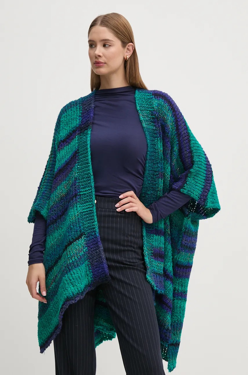 

Жилетка с вълна United Colors of Benetton в тюркоазено 1160D603S, Тюркоазен