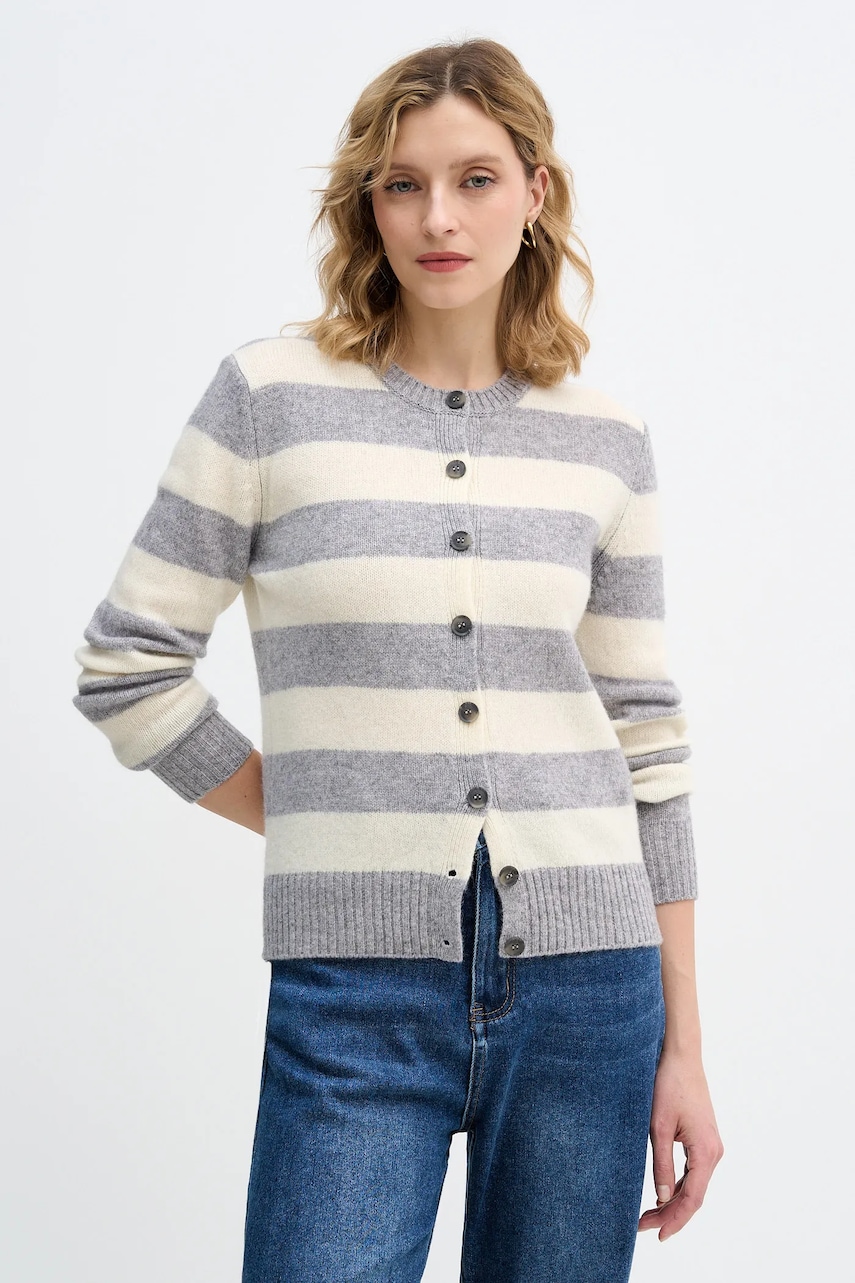 United Colors of Benetton cardigan din lână culoarea roz, light, 103ME5014