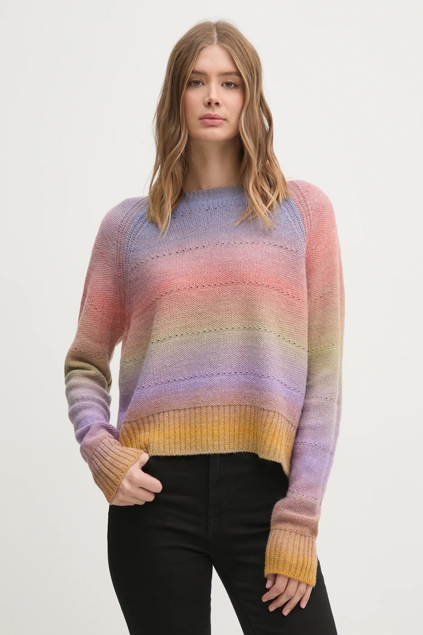 

Пуловер с вълна United Colors of Benetton дамски 1050D10C0, Многоцветен