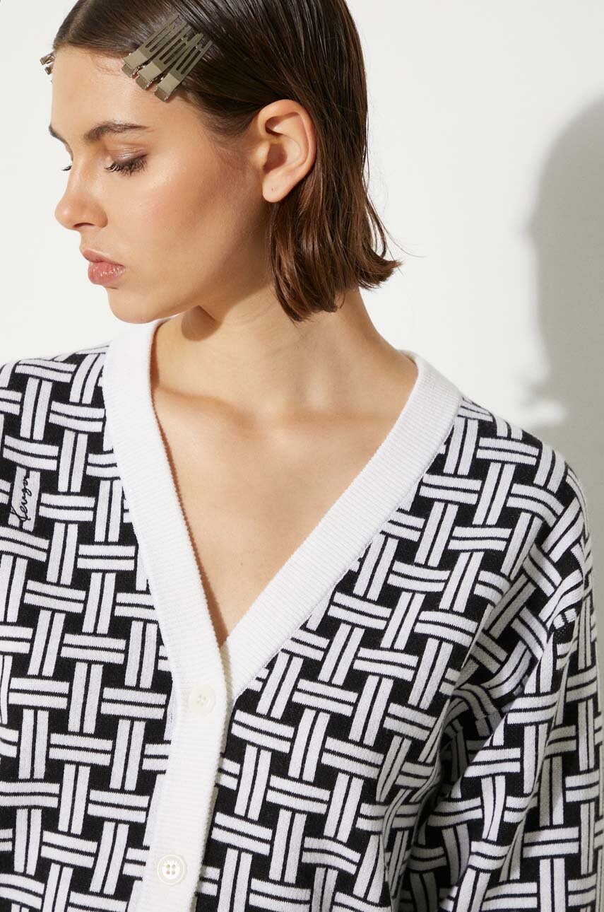 Kardigán s prímesou vlny Kenzo Weave Cardigan