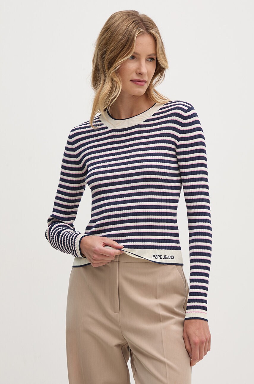 

Пуловер Pepe Jeans INES дамски в бежово от лека материя PL702169, Бежов