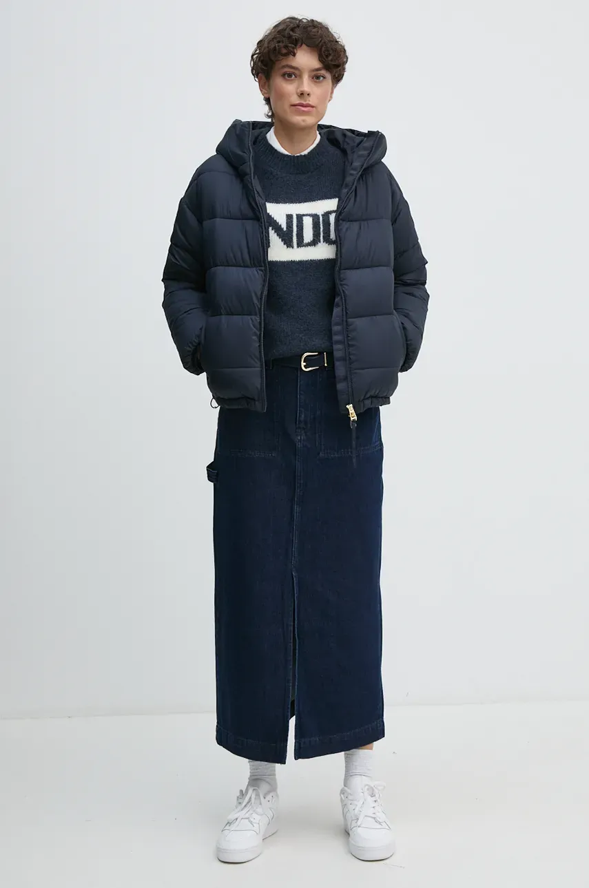 Свитер с примесью шерсти Pepe Jeans HILDA женский цвет синий PL702227 Свитер с примесью шерсти Pepe Jeans HILDA женский цвет синий PL702227