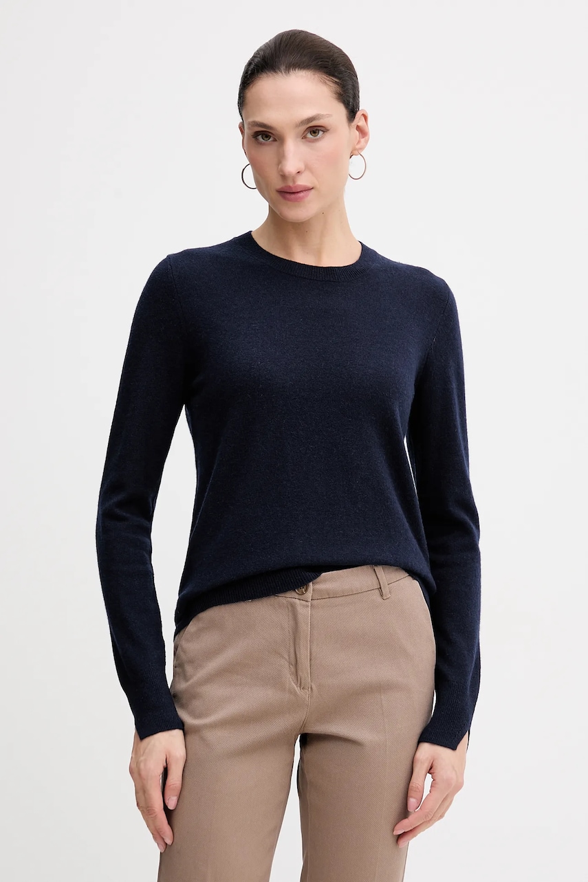 Sisley pulover culoarea bleumarin, light, 102HM100F