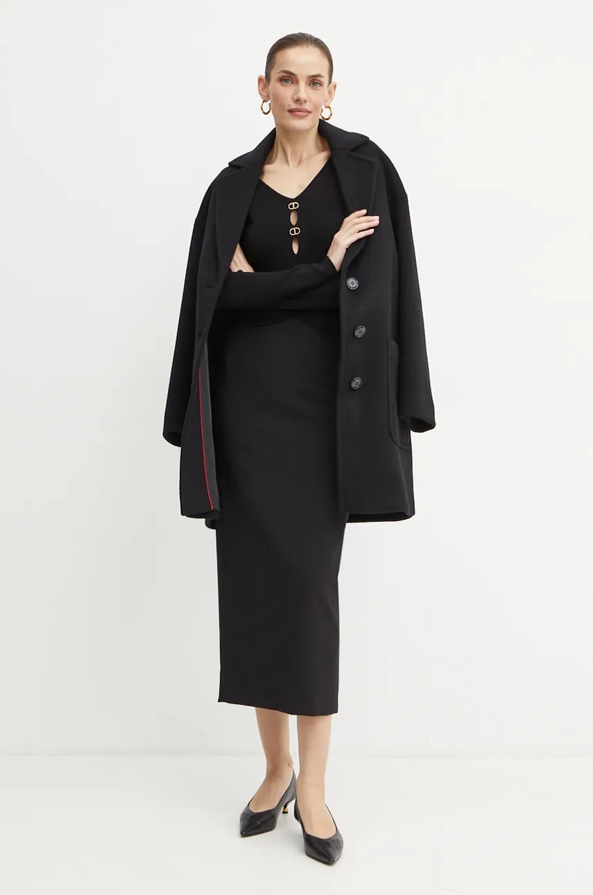 Свитер Twinset женский цвет чёрный лёгкий 242TT3031 Свитер Twinset женский цвет чёрный лёгкий 242TT3031