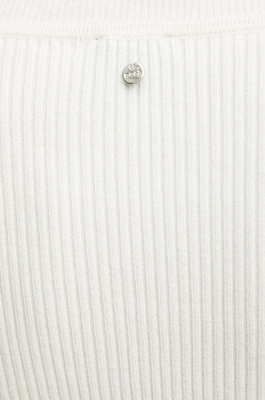 Πουλόβερ Boss Orange χρώμα: μπεζ, 50525154 φωτογραφία