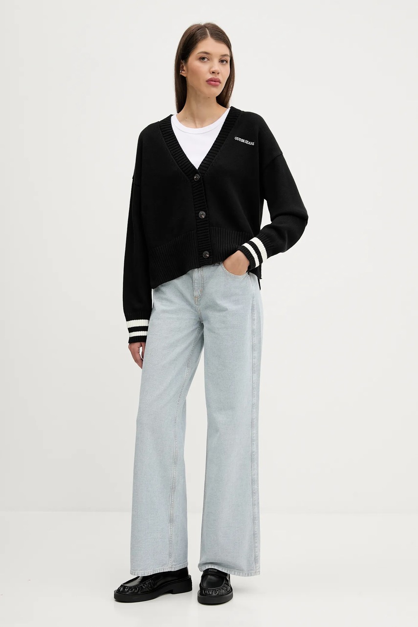 Хлопковый кардиган Guess Jeans W4BR81 Z3HM1