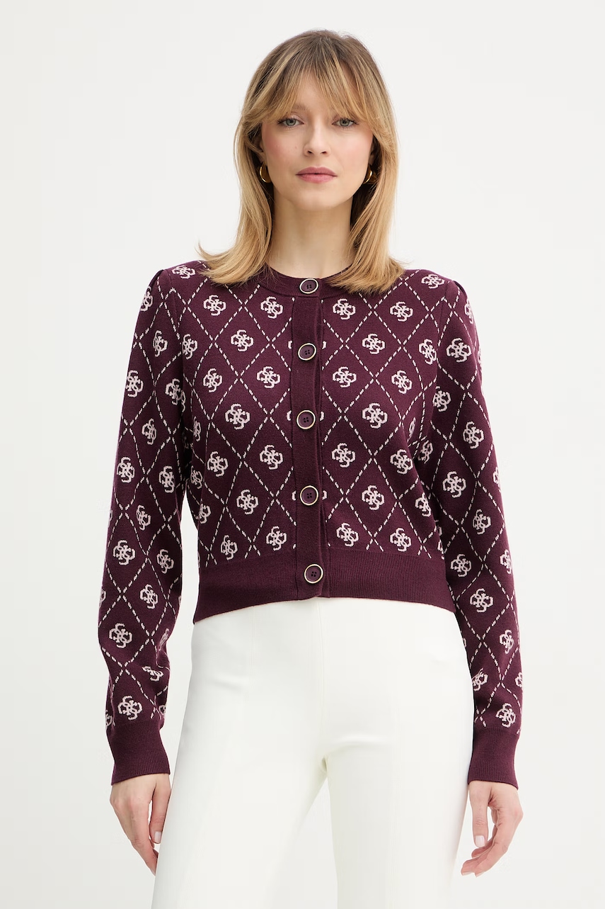 Levně Kardigan s příměsí vlny Guess SARAH