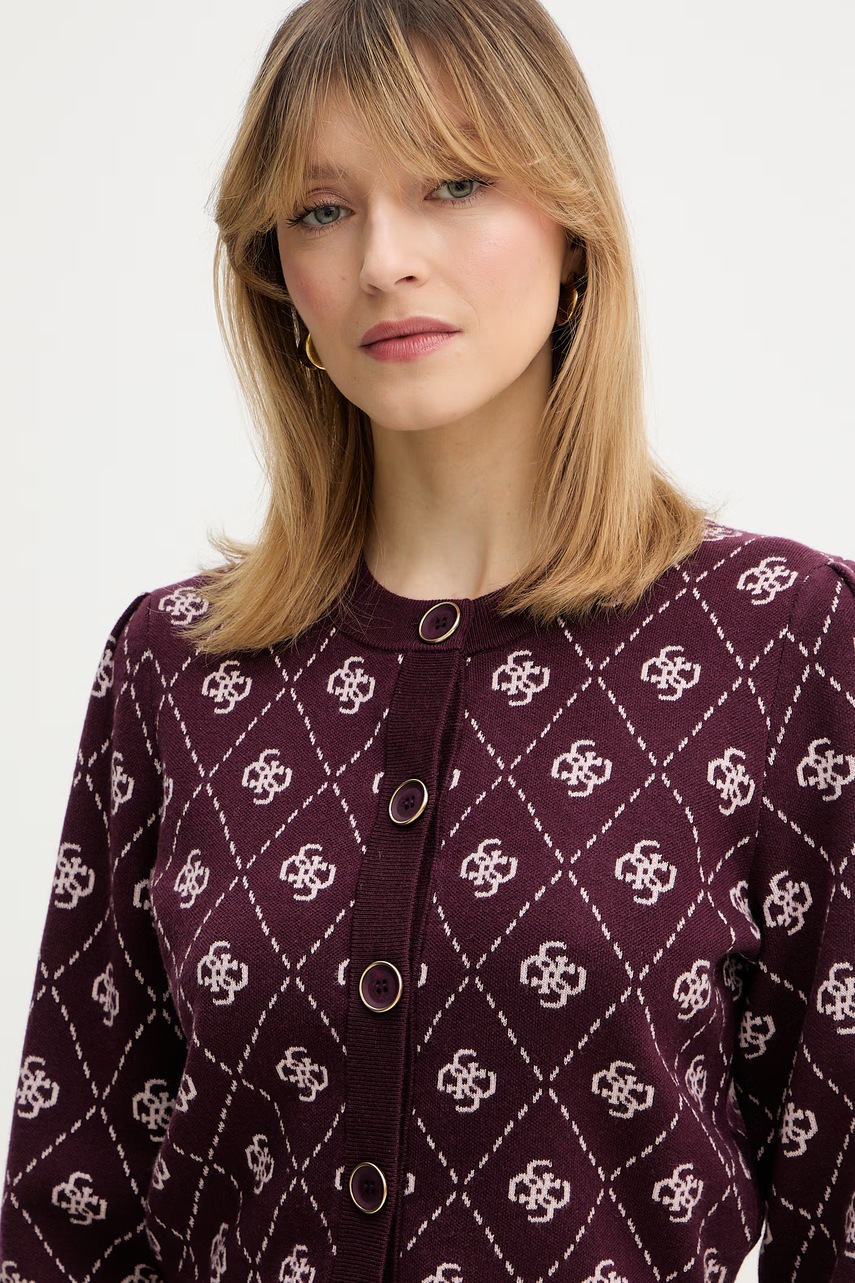 Kardigan s příměsí vlny Guess SARAH (obrázek 4)