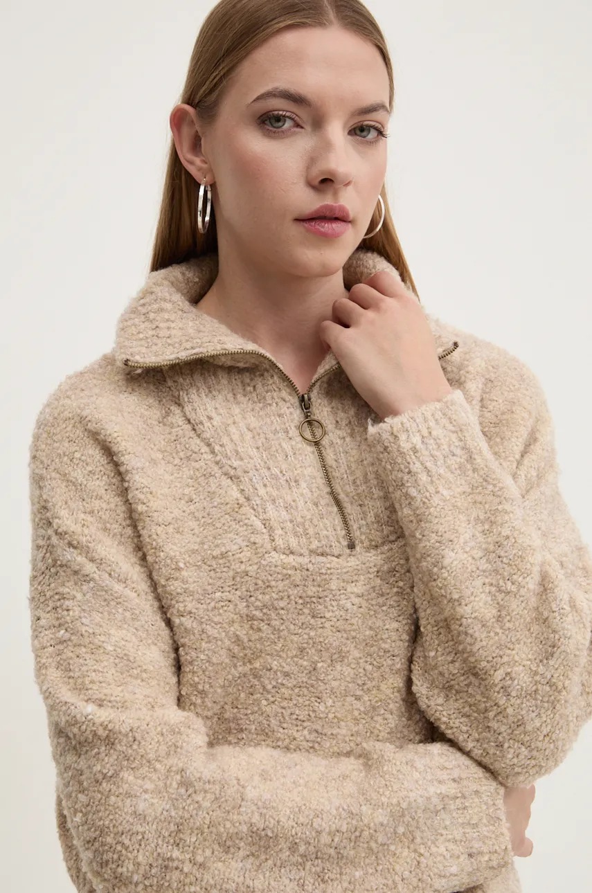 Πουλόβερ Billabong Lost Heaven χρώμα: μπεζ, EBJSW00120 φωτογραφία