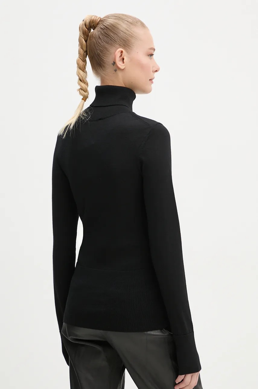 Μάλλινο πουλόβερ AERON γυναικείο, χρώμα: μαύρο, CRTO545528 φωτογραφία