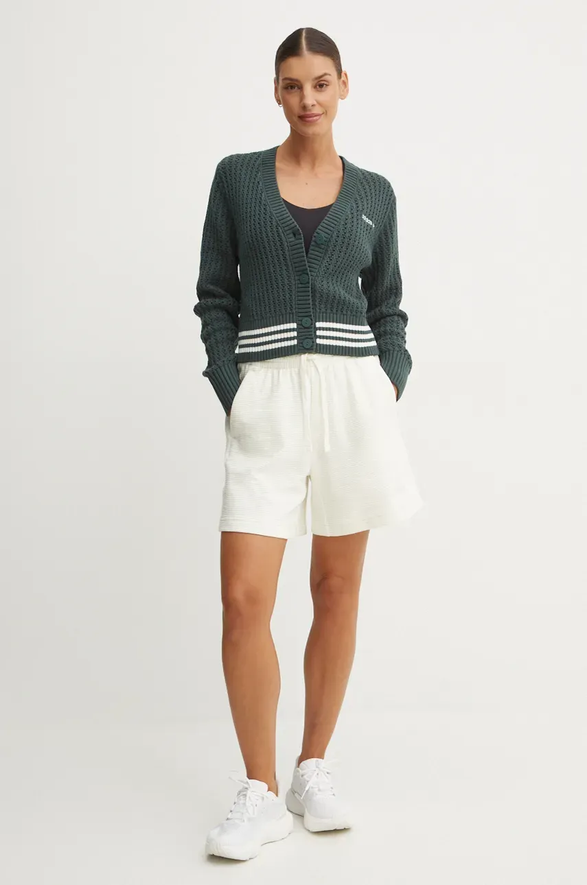 Джемпер adidas Originals Cardigan женский цвет зелёный IX1046 Джемпер adidas Originals Cardigan женский цвет зелёный IX1046