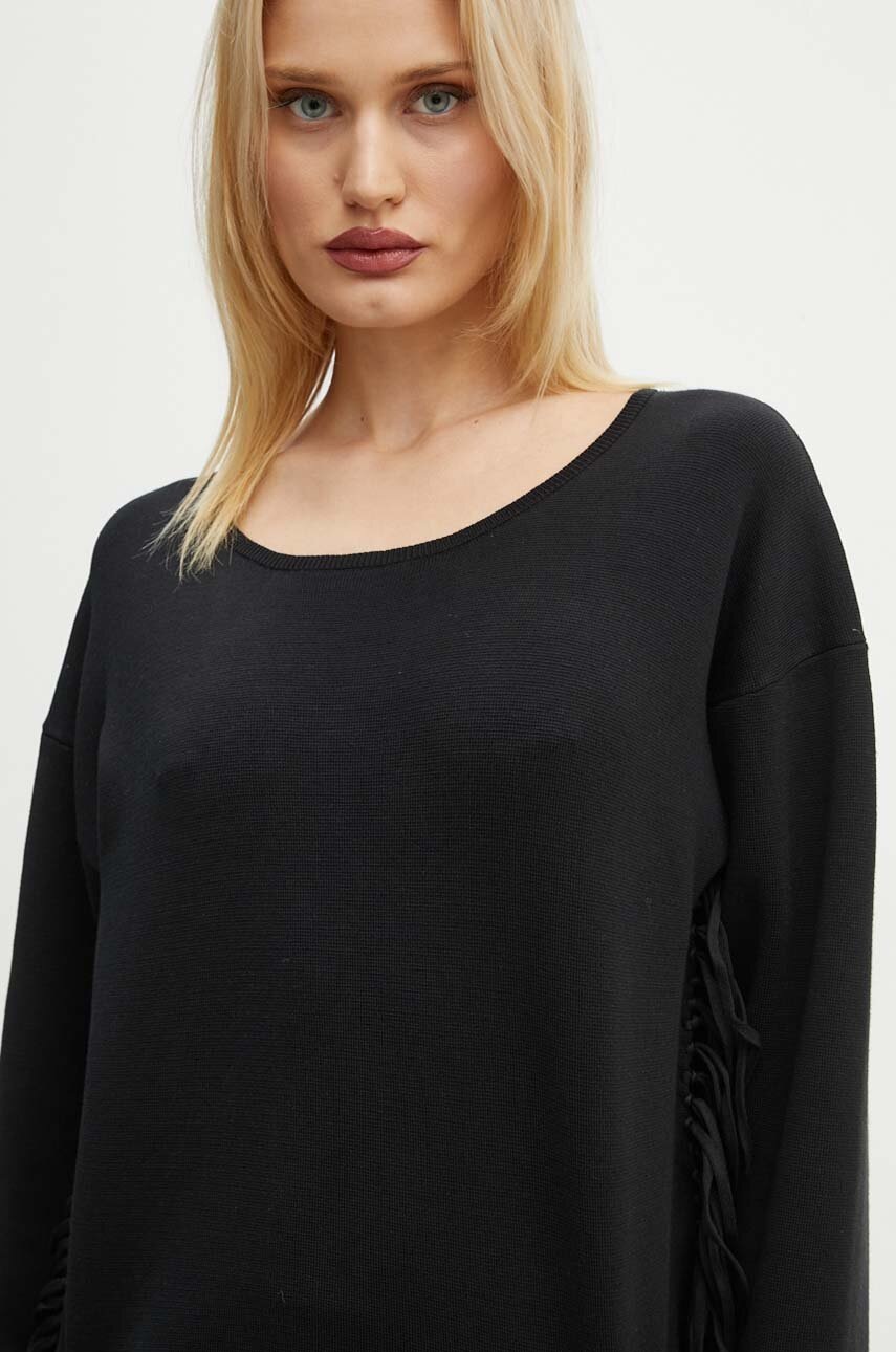 Πουλόβερ MUNTHE TAGILLU χρώμα: μαύρο, 243161524376 φωτογραφία