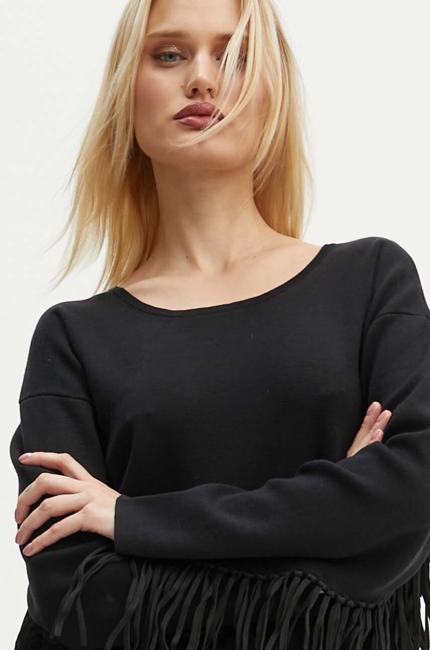 Πουλόβερ MUNTHE TAGILLU χρώμα: μαύρο, 243161524376 φωτογραφία