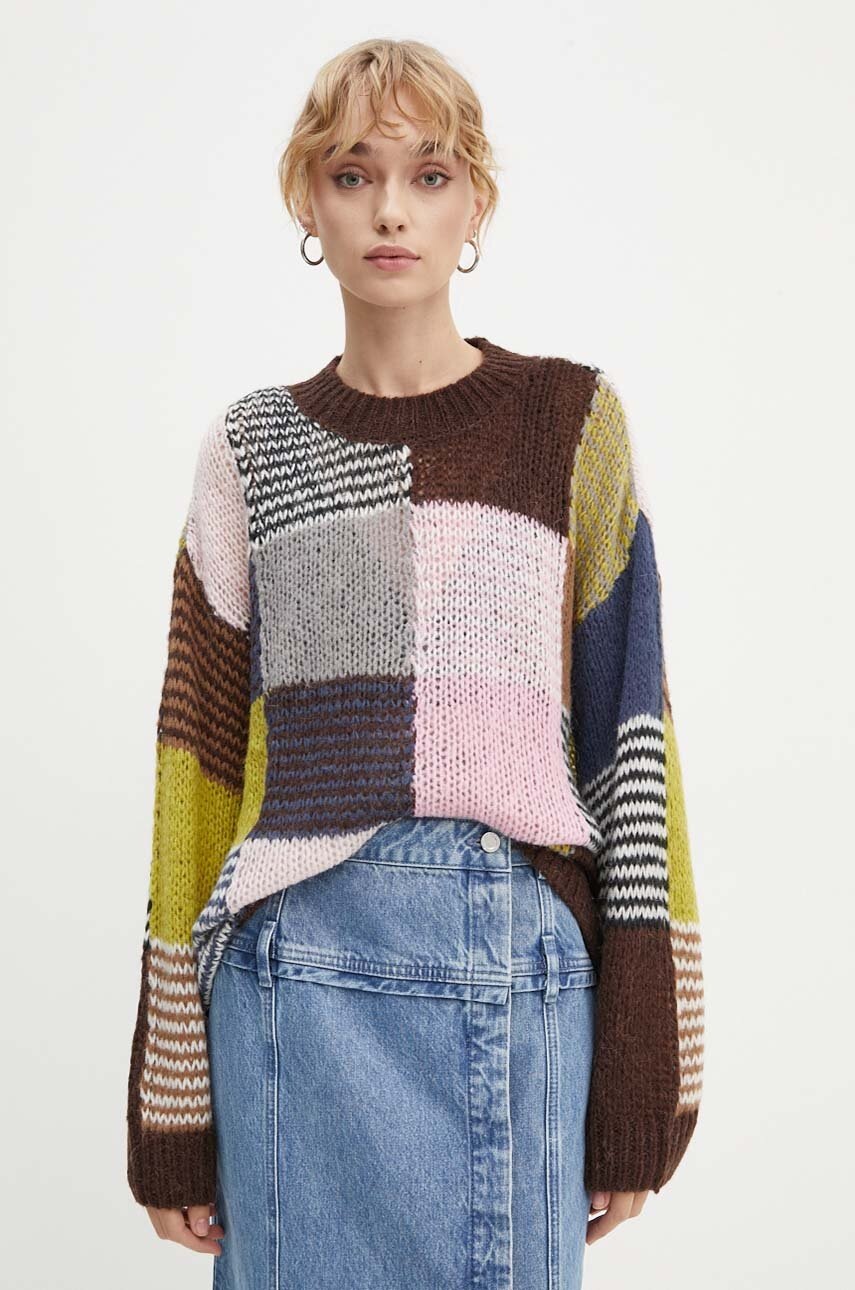 

Пуловер с вълна Stine Goya дамски от лека материя K008-2282, Многоцветен